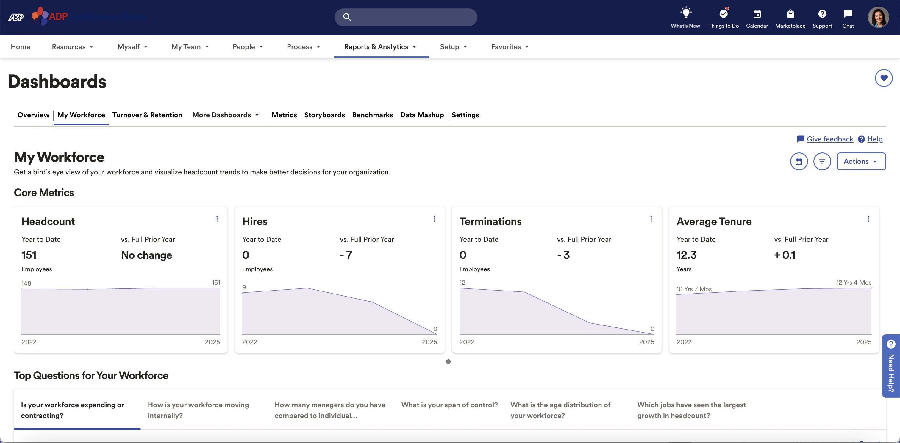 screenshot of ADP TotalSource
